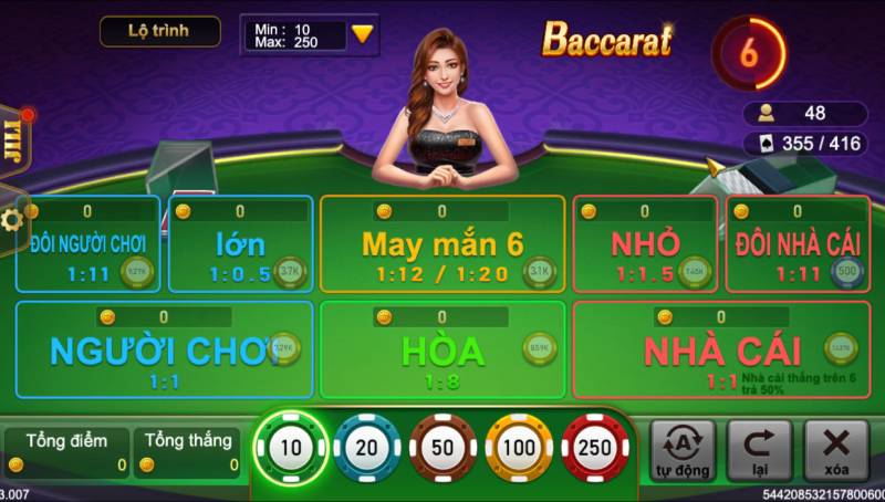 Baccarat game bai